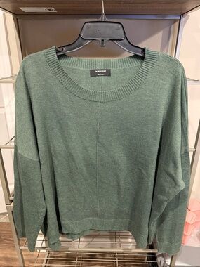 The Work Shop Green Crewneck Sweater